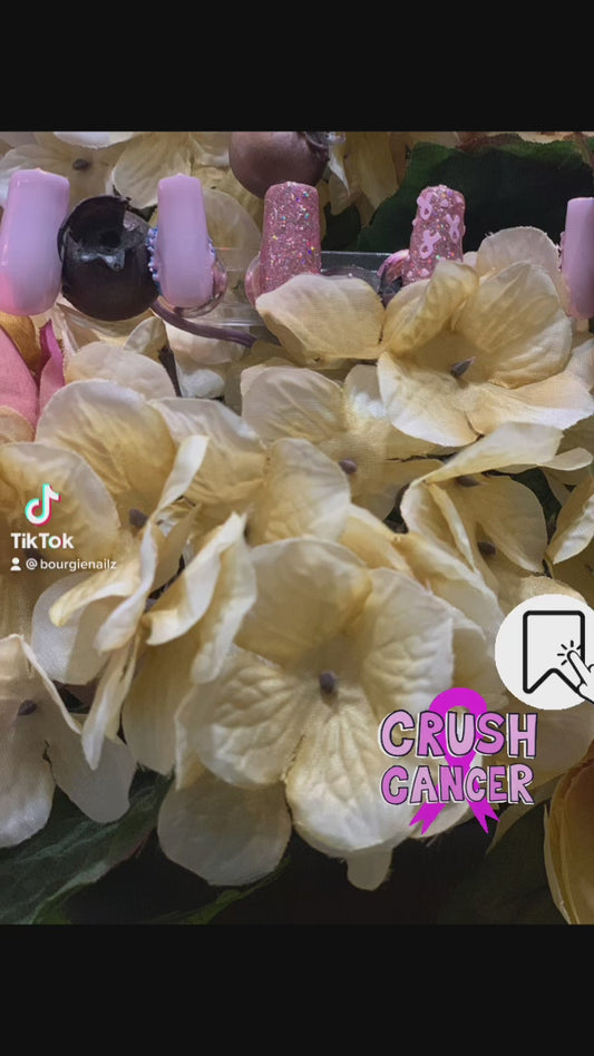Breast Cancer Awareness Nails