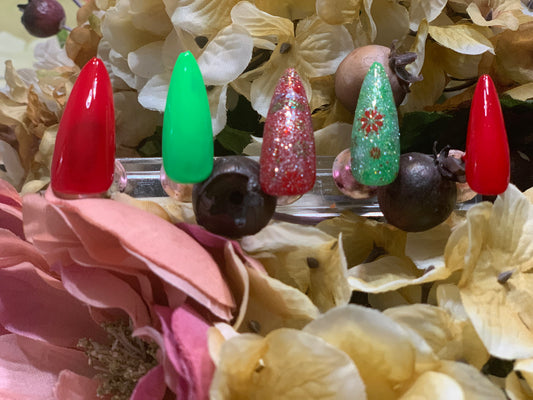 Ugly Christmas Sweater Nails