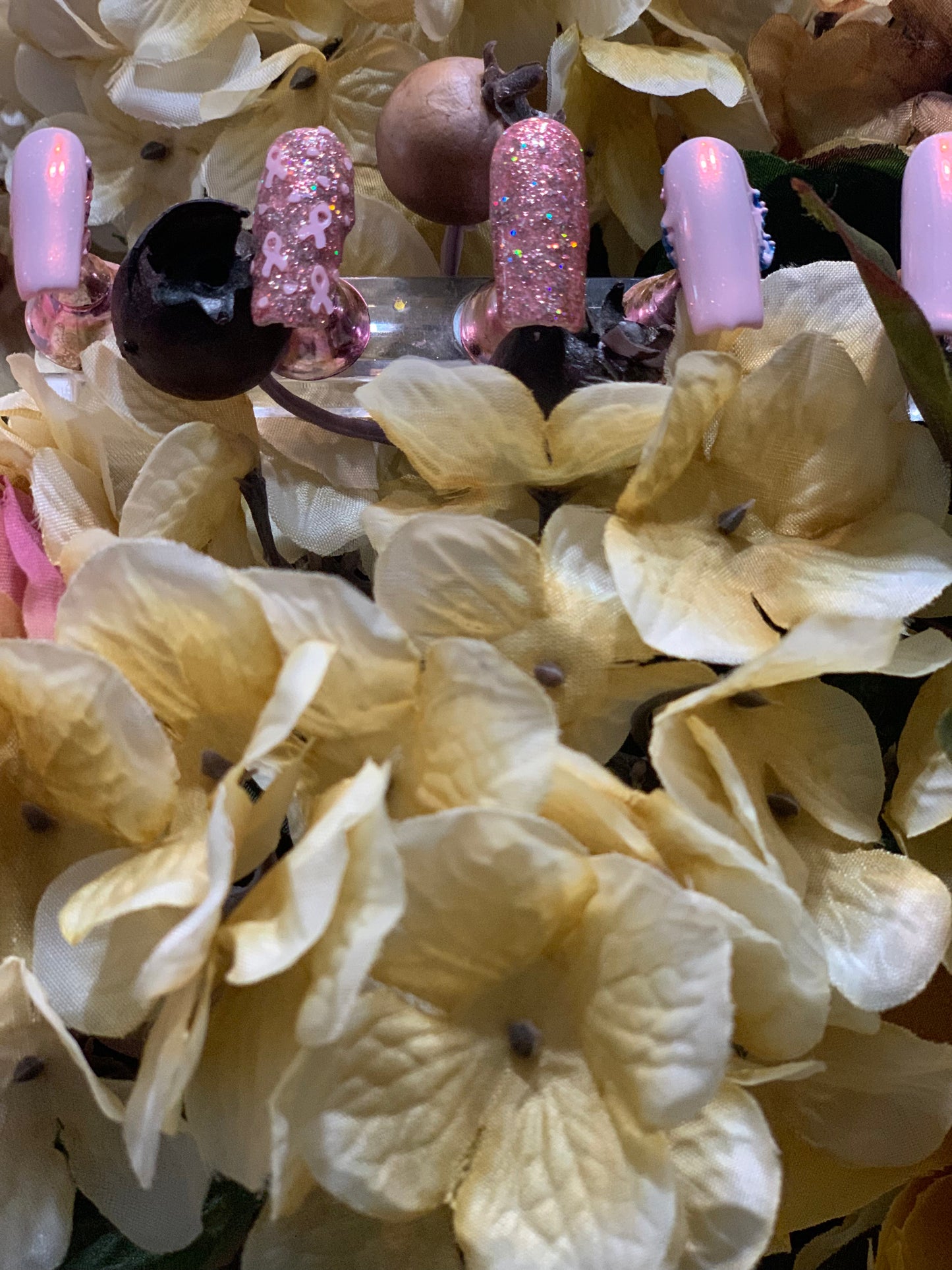 Breast Cancer Awareness Nails